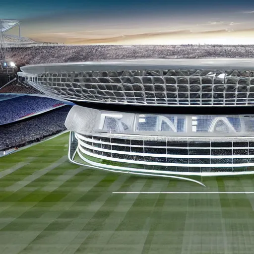 Image similar to real Madrid new stadium,