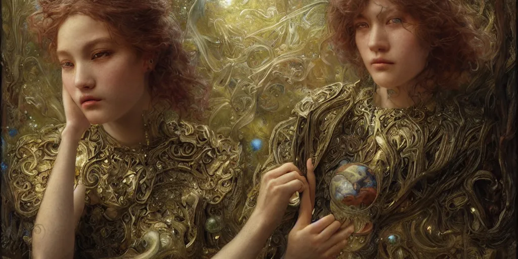 Prompt: masterpiece veracious pertinence salve Reginae, masterpiece by Edgar Maxence and Ross Tran and Michael Whelan artistic, intricate drawing, realistic fantasy, extremely detailed and beautiful aesthetic face, establishing shot, 8k resolution, dramatic lighting,