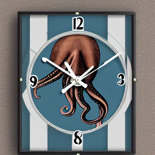 Image similar to octopus clock