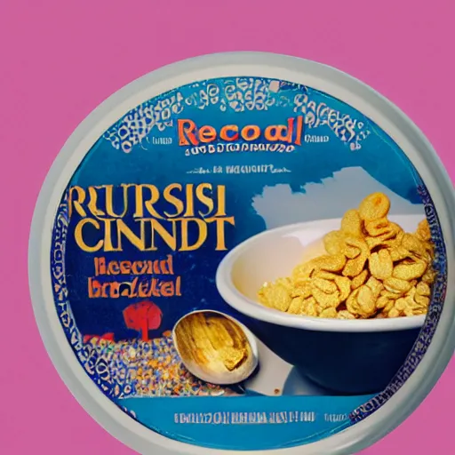 Prompt: recursive breakfast cereal