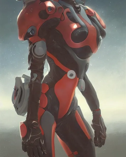 Image similar to Hyper realistic painting of a beautiful girl in an EVA plugsuit, hyper detailed, anime, by greg rutkowski, trending on artstation