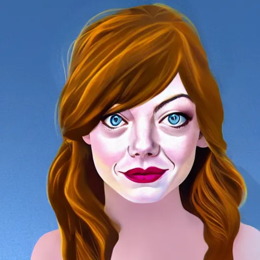 Image similar to full body portrait of Emma Stone as a Disney princess, professional studio lightening, volumetric lightening, photorealism