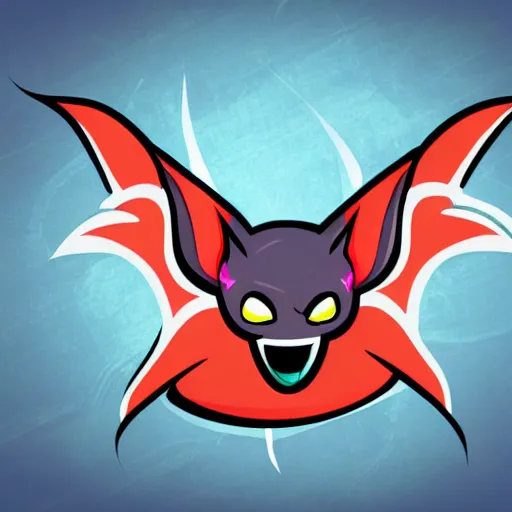 Image similar to Cute Imp, Bat, esports logo, vector, colorful