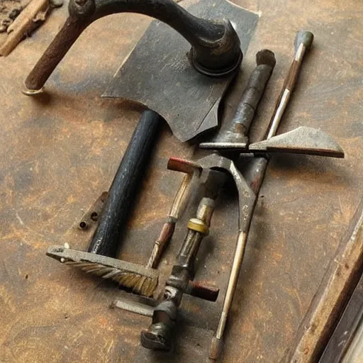 Image similar to look at this strange tool i found in my grandfather's attic! i wonder what it does?