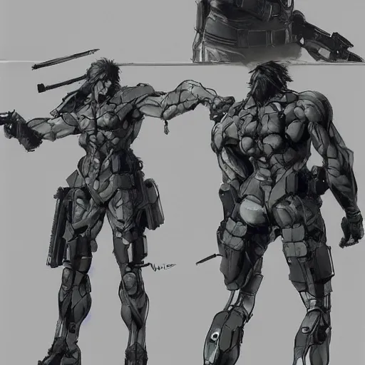 metal gear snake concept art