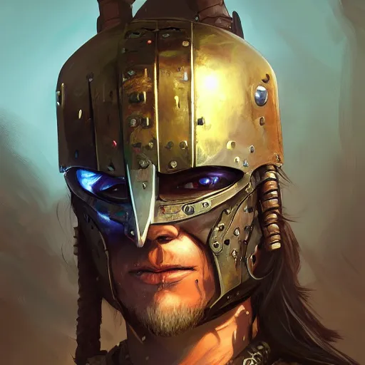 Image similar to cyberpunk viking helmet mask warrior goddess robot ninja fantasy, art gta 5 cover, official fanart behance hd artstation by jesper ejsing, by rhads, makoto shinkai and lois van baarle, ilya kuvshinov, ossdraws