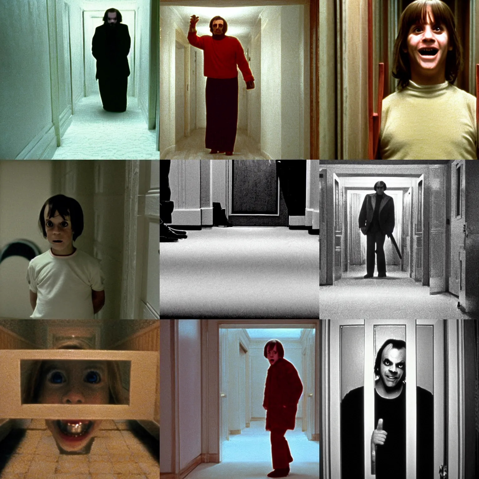 Prompt: a still from the shining ( 1 9 8 0 )