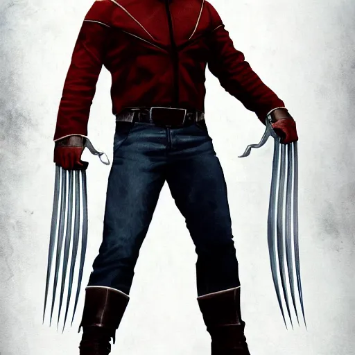 Image similar to logan pictured as nick offerman in wolverine x - men suit, imdb, marvel movie still, detailed 8 k, poster style, deviantart and artstation top picks