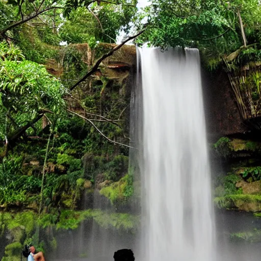 Image similar to waterfalls in buenos aires city