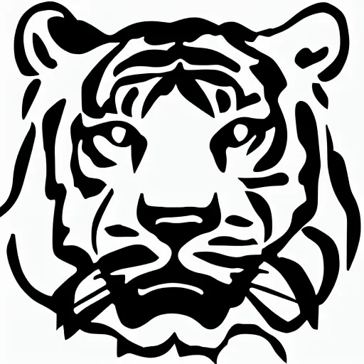 Image similar to simple tiger clip art cartoon