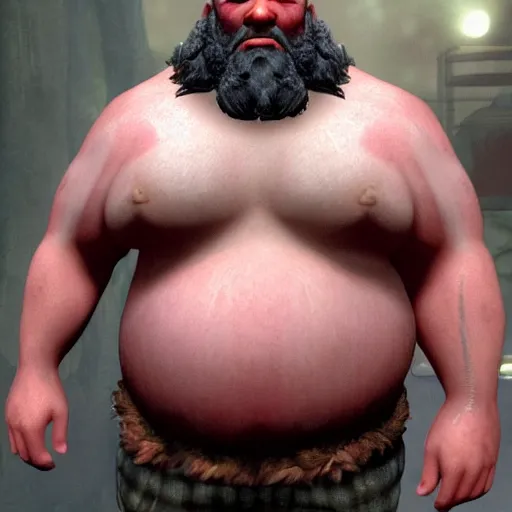 Prompt: fat kratos