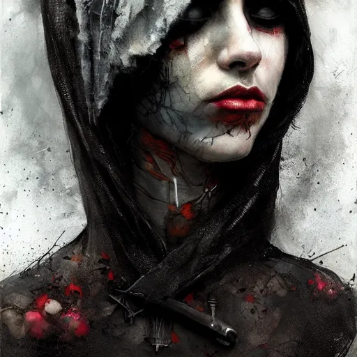 Image similar to dark cloaked necromancer, by artur bordalo and tom bagshaw and craig davison and guy denning and harumi hironaka, trending on artstation hq, deviantart, pinterest, 4 k uhd image