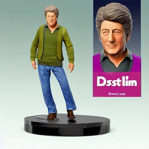 Image similar to an amiibo figure of dustin hoffman