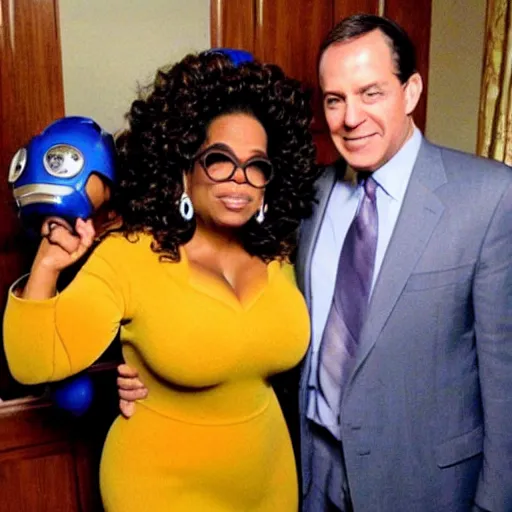 Image similar to Oprah Winfrey Dressed as Megaman