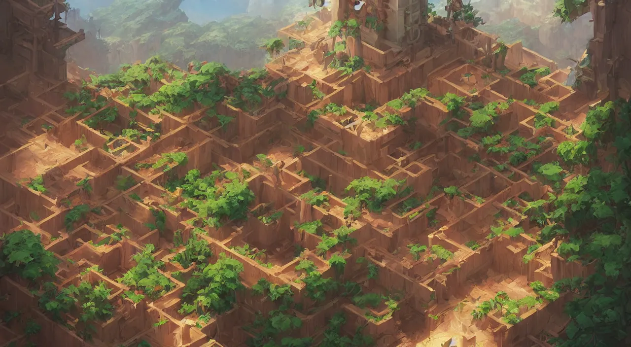 Image similar to wood wall fortress arabian marketplace fabric greeble block jungle dirt ground global illumination ray tracing hdr official fanart behance hd artstation by jesper ejsing, by rhads, makoto shinkai and lois van baarle, ilya kuvshinov, rossdraws