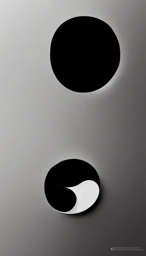 Image similar to Abstract representation of ying Yang concept, by CGSociety