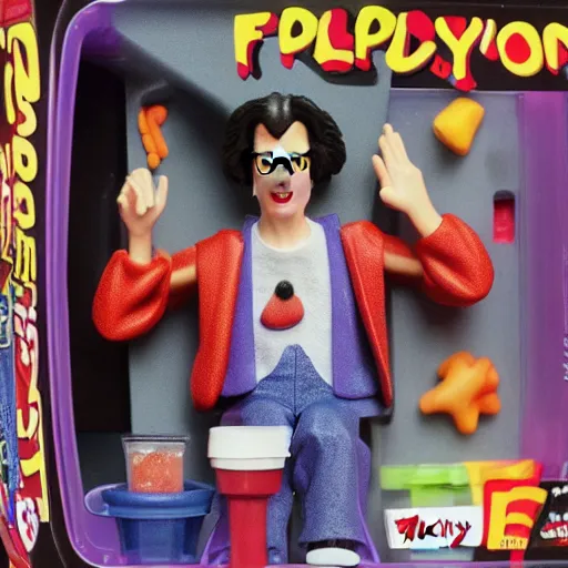 Image similar to happy meal toy of steve buscemi from bill & ted's excellent adventure the movie, 4 k, highly detailed, award winning, look at all that detail!