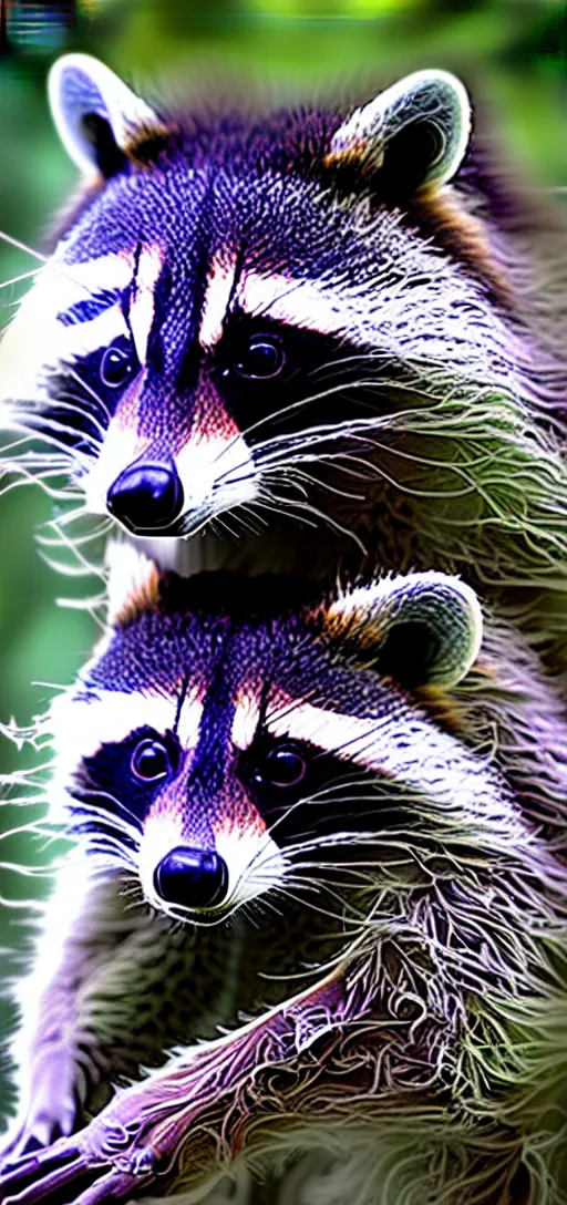 Prompt: racoon working at walmart, ultra hd, lots of detail, amazing photography