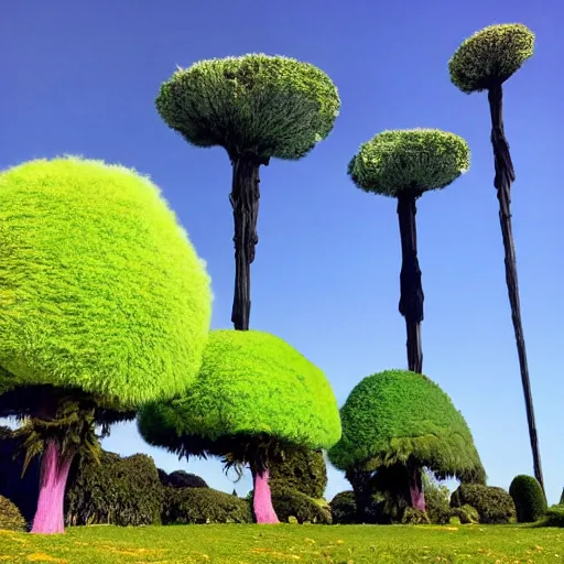 Image similar to Truffula Trees