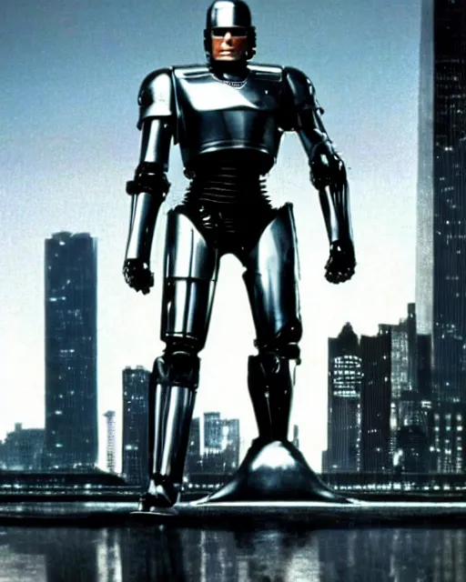 Image similar to film still of the movie robocop ( 1 9 8 7 )