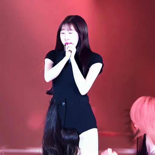 Image similar to haseul on stage singing