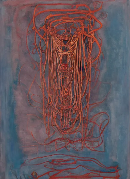 Image similar to biomechanical talisman of the antarctic elder thingsby maggi mcdonald, mark rothko, sabina klein