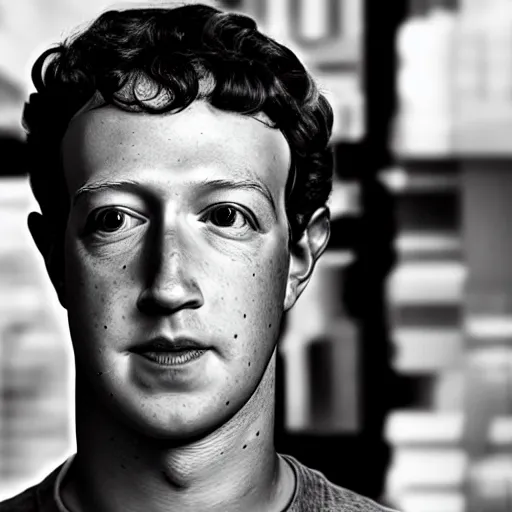 Prompt: Mark Zuckerberg as a robot, 4k