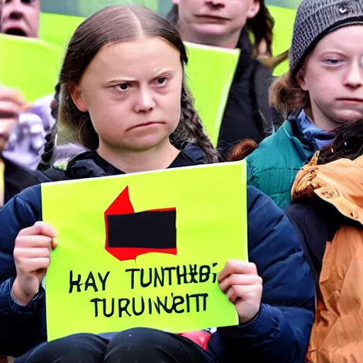 Prompt: greta thunberg is angry2