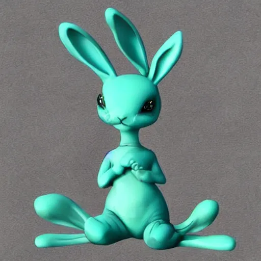 Image similar to bunny alien cute realistic