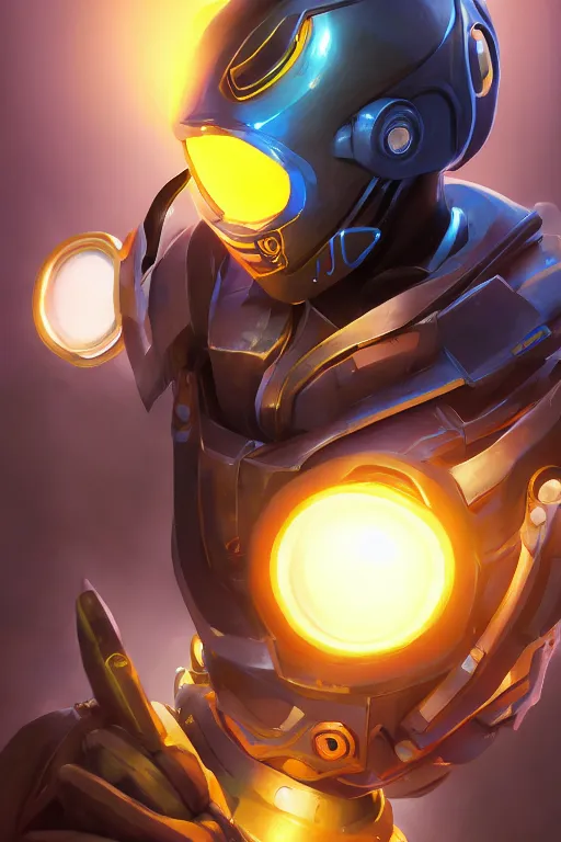 Image similar to epic mask helmet robot ninja portrait stylized as fornite style game design fanart by concept artist gervasio canda, behance hd by jesper ejsing, by rhads, makoto shinkai and lois van baarle, ilya kuvshinov, rossdraws global illumination radiating a glowing aura global illumination ray tracing hdr render in unreal engine 5