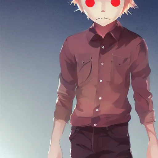 Prompt: cute little boy anime character inspired by jason voorhees art by rossdraws, wlop, ilya kuvshinov, artgem lau, sakimichan and makoto shinkai, anatomically correct, extremely coherent, highly detailed, sharp focus, slasher movies, smooth, red lighting, very realistic h 5 7 6