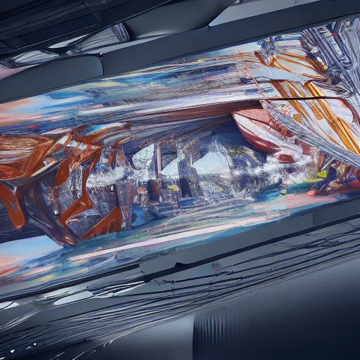 Image similar to sci-fi motherboard structure on the coronation of napoleon painting and digital billboard in the middle, unreal engine 5, keyshot, octane, artstation trending, ultra high detail, ultra realistic, cinematic, 8k, 16k, in style of zaha hadid, in style of nanospace Michael Menzelincev, in style of Lee SOUDER, colors in style of the Blade Runner 2049, in plastic, dark, tilt shift,