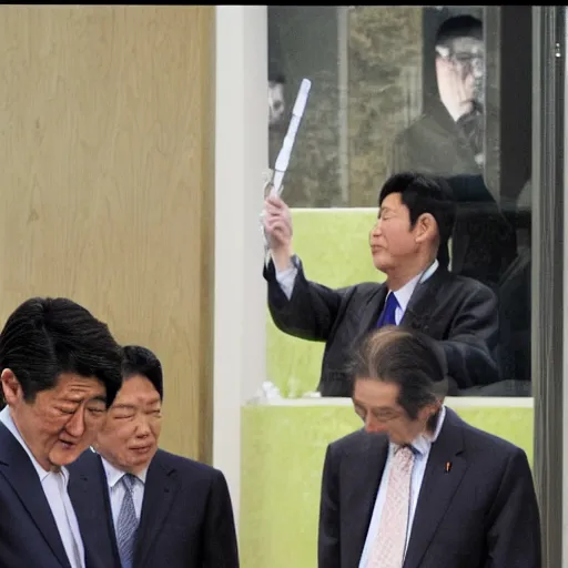 Image similar to abe shinzo shot, news