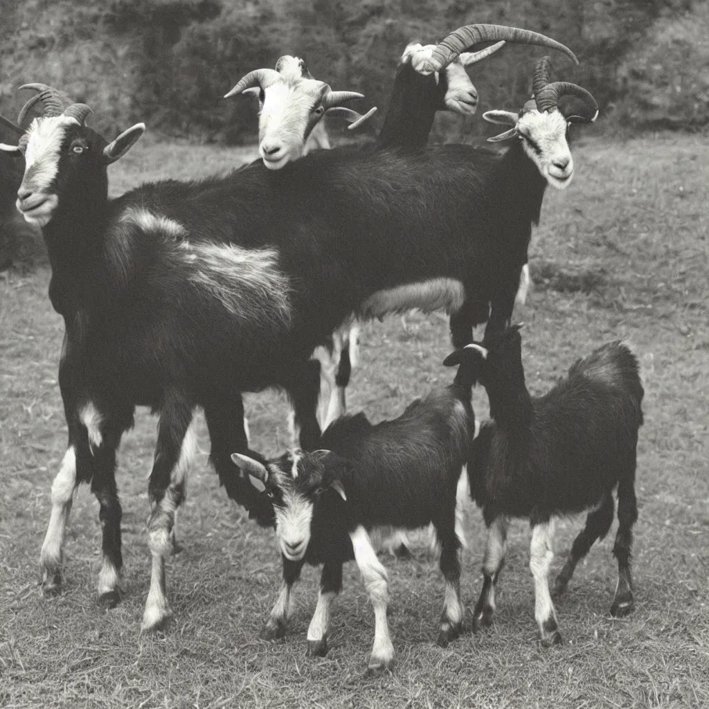 Image similar to vintage photo of a goat