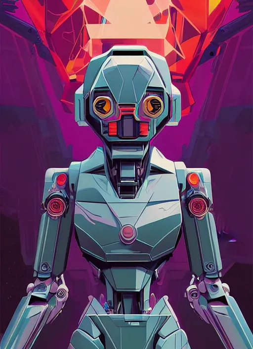 Image similar to concept art by dan mumford of a mask of girl mecha, digital painting, sharp focus, illustration