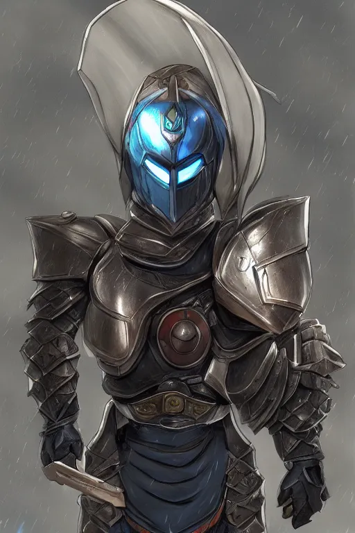 Image similar to helmet armor guardian destiny in witch queen illumination ray tracing hdr fanart arstation by sung choi robot ninja mask and eric pfeiffer and gabriel garza and casper konefal