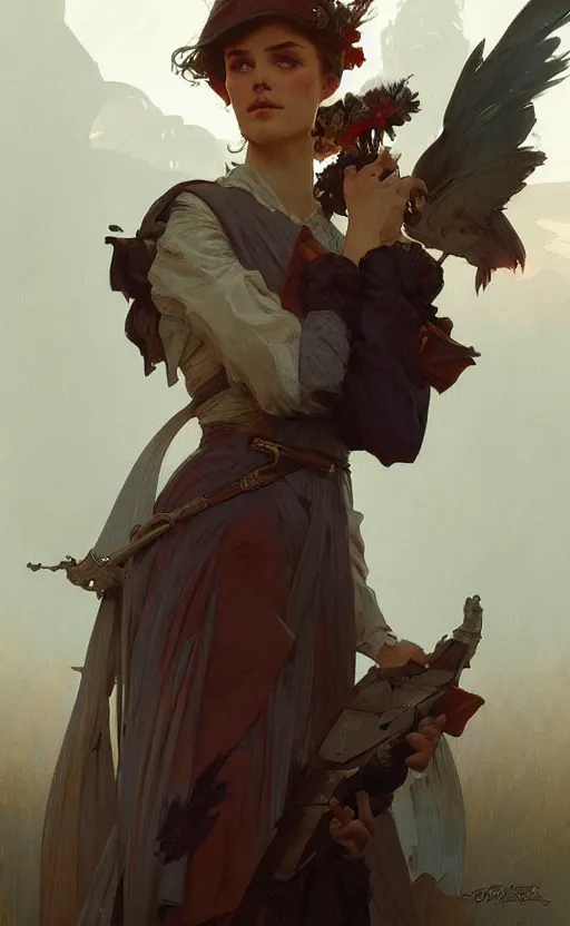 Image similar to a personification of the country france, highly detailed, digital painting, artstation, concept art, sharp focus, illustration, art by greg rutkowski and alphonse mucha