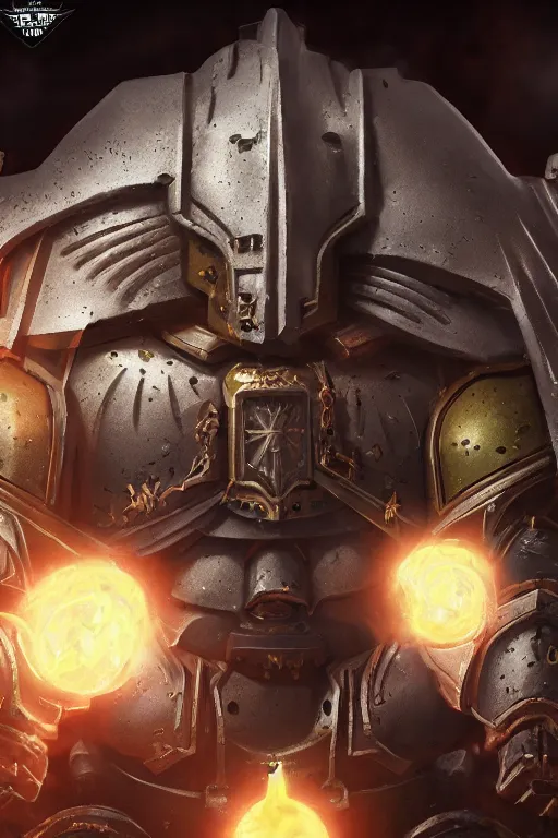 Image similar to armor portrait heros warhammer 4 0 k horus heresy fanart - the primarchs emperor by johannes helgeson animated with vfx concept artist & illustrator global illumination ray tracing hdr fanart arstation zbrush central hardmesh 8 k octane renderer comics stylized