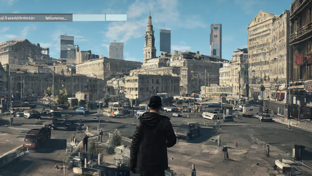 Prompt: Screenshot from Watchdogs in Marseille