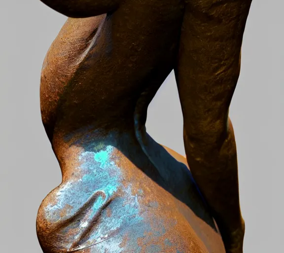 Image similar to detailed photo of old bronze patina statue of most beautiful woman, full body view, various poses, photorealism, intricate detail, museum diffuse lighting