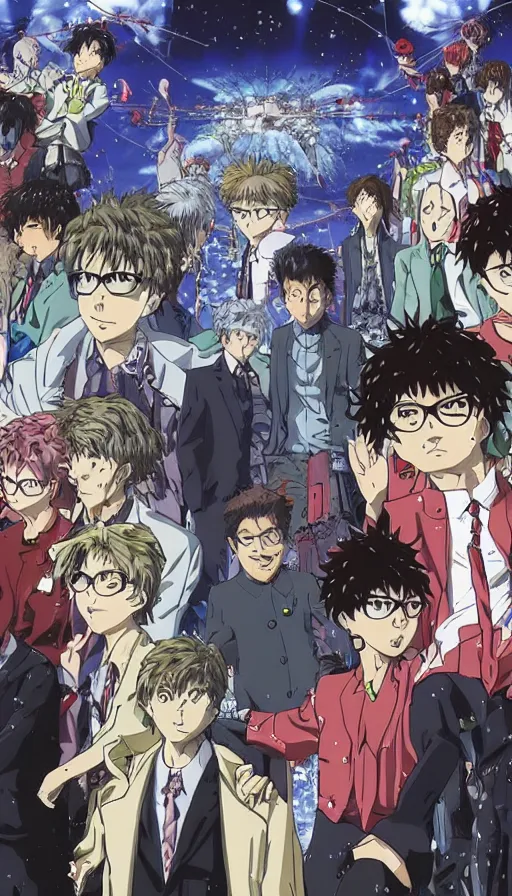 Image similar to the end of the world, by hideaki anno