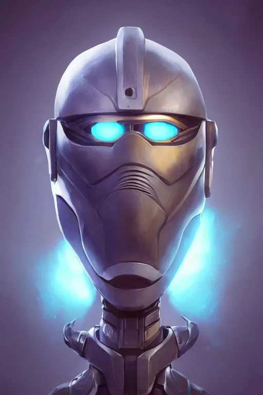 Image similar to epic mask helmet robot ninja portrait stylized as fornite style game design fanart by concept artist gervasio canda, behance hd by jesper ejsing, by rhads, makoto shinkai and lois van baarle, ilya kuvshinov, rossdraws global illumination radiating a glowing aura global illumination ray tracing hdr render in unreal engine 5