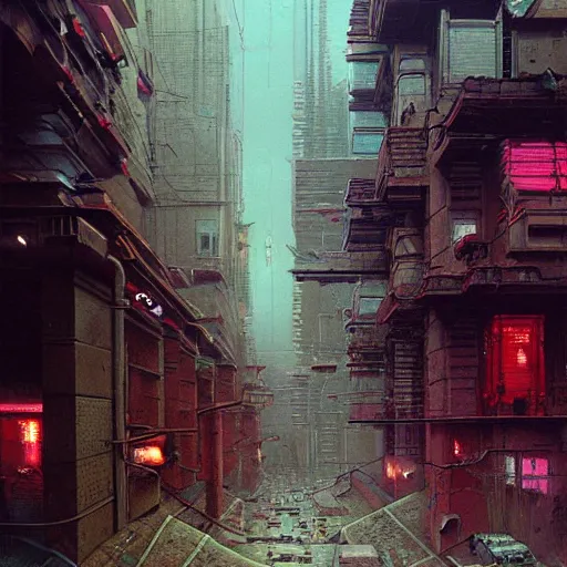Prompt: detailed painting of a cyberpunk street with roman architecture and flying cars, artstation, beksinski, cinematic