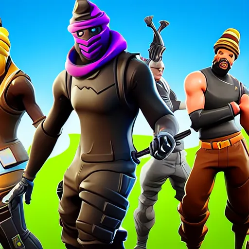 Image similar to Fortnite art style game texture