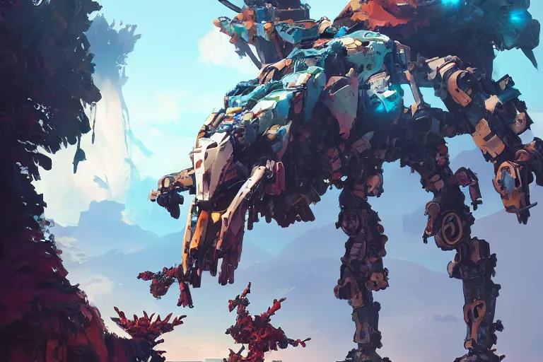 Image similar to sunwing machine mecha animal beast robot of horizon forbidden west horizon zero dawn bioluminiscence, behance hd by jesper ejsing, by rhads, makoto shinkai and lois van baarle, ilya kuvshinov, rossdraws global illumination