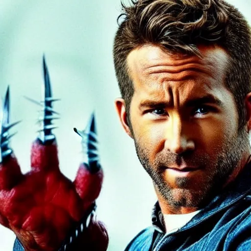 Image similar to Ryan Reynolds as wolverine