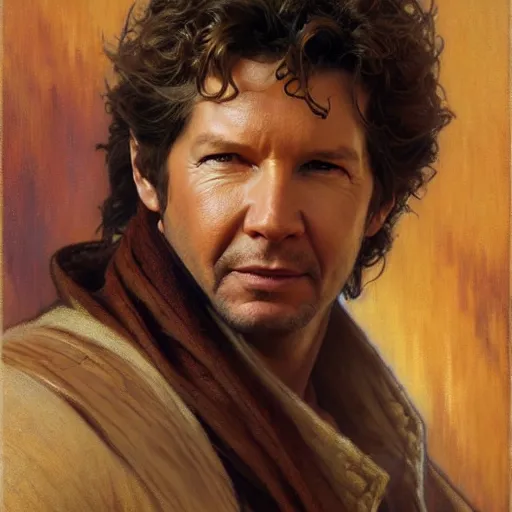 Image similar to neil breen as a jedi highly detailed painting by gaston bussiere, craig mullins, j. c. leyendecker, alphonse mucha 8 k