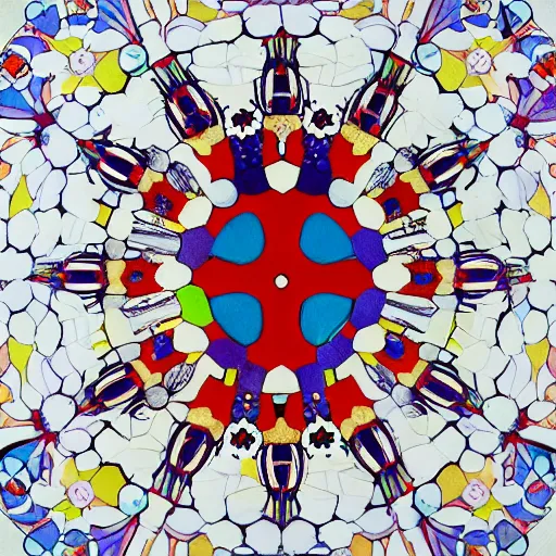 Image similar to fake damien hirst art