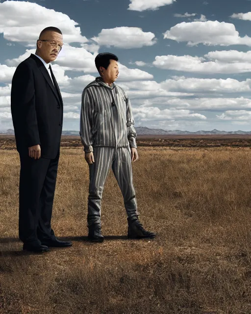 Image similar to 4 k still from breaking bad, starring xi jinping