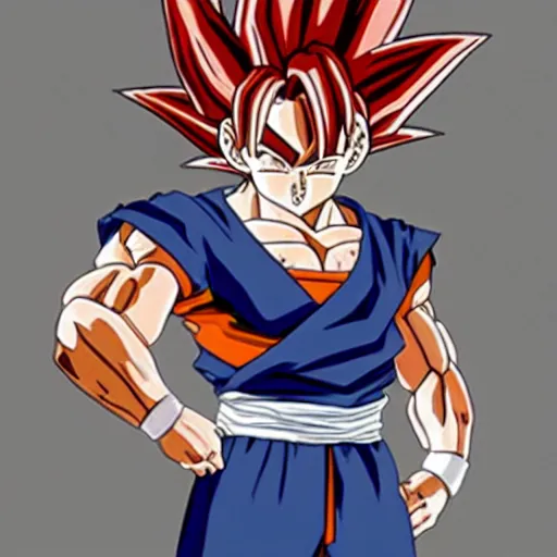 Image similar to goku in a maid's outfit